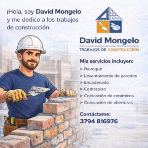 David Mongelo - Albañil